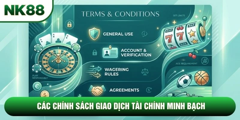 Các chính sách giao dịch tài chính minh bạch