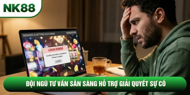 Đội ngũ tư vấn sẵn sàng hỗ trợ giải quyết sự cố