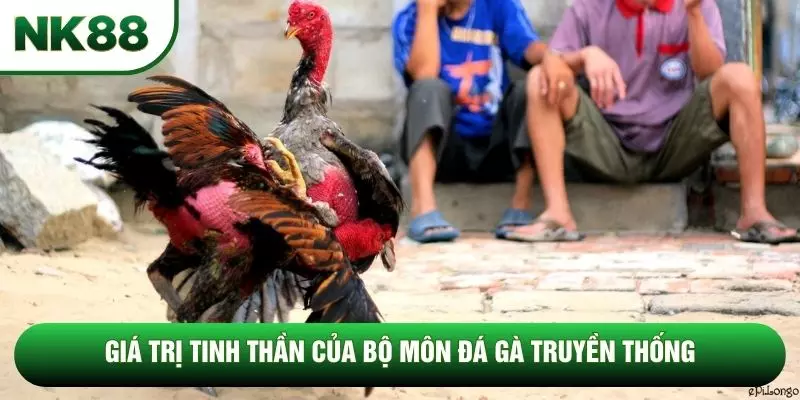 Giá trị tinh thần của bộ môn đá gà truyền thống