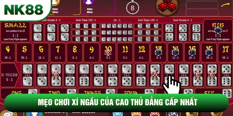 Mẹo chơi xí ngầu của cao thủ đẳng cấp nhất