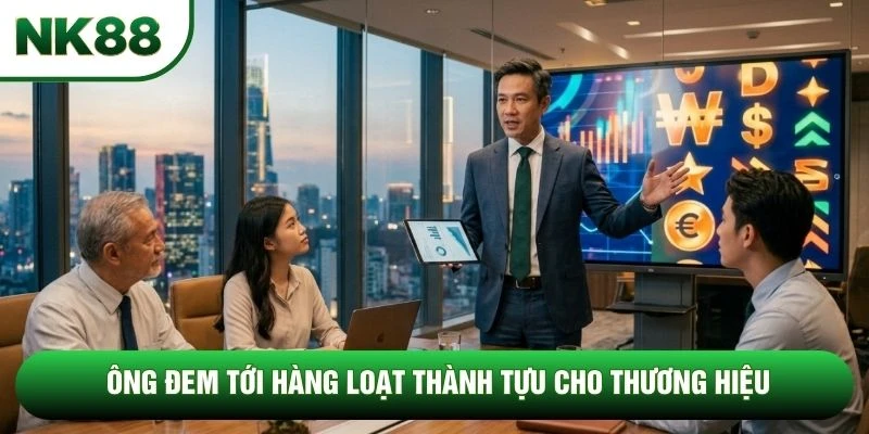 Ông đem tới hàng loạt thành tựu cho thương hiệu